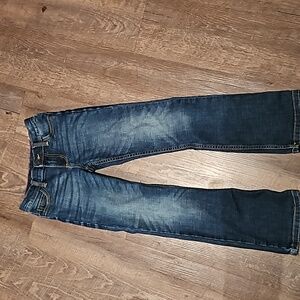 Wrangler Girls Denim Jeans  8R 8 Regular Cowgirl Adjustable Waist Bootcut Boots